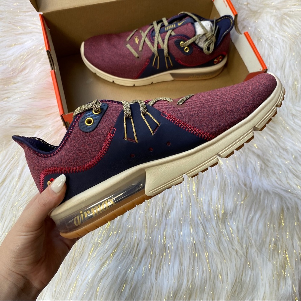 W Nike Air Max Sequent 3 PRM V Red Crush/WheatGold